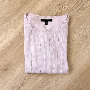 Banana Republic Lilac Knit Sweatshirt